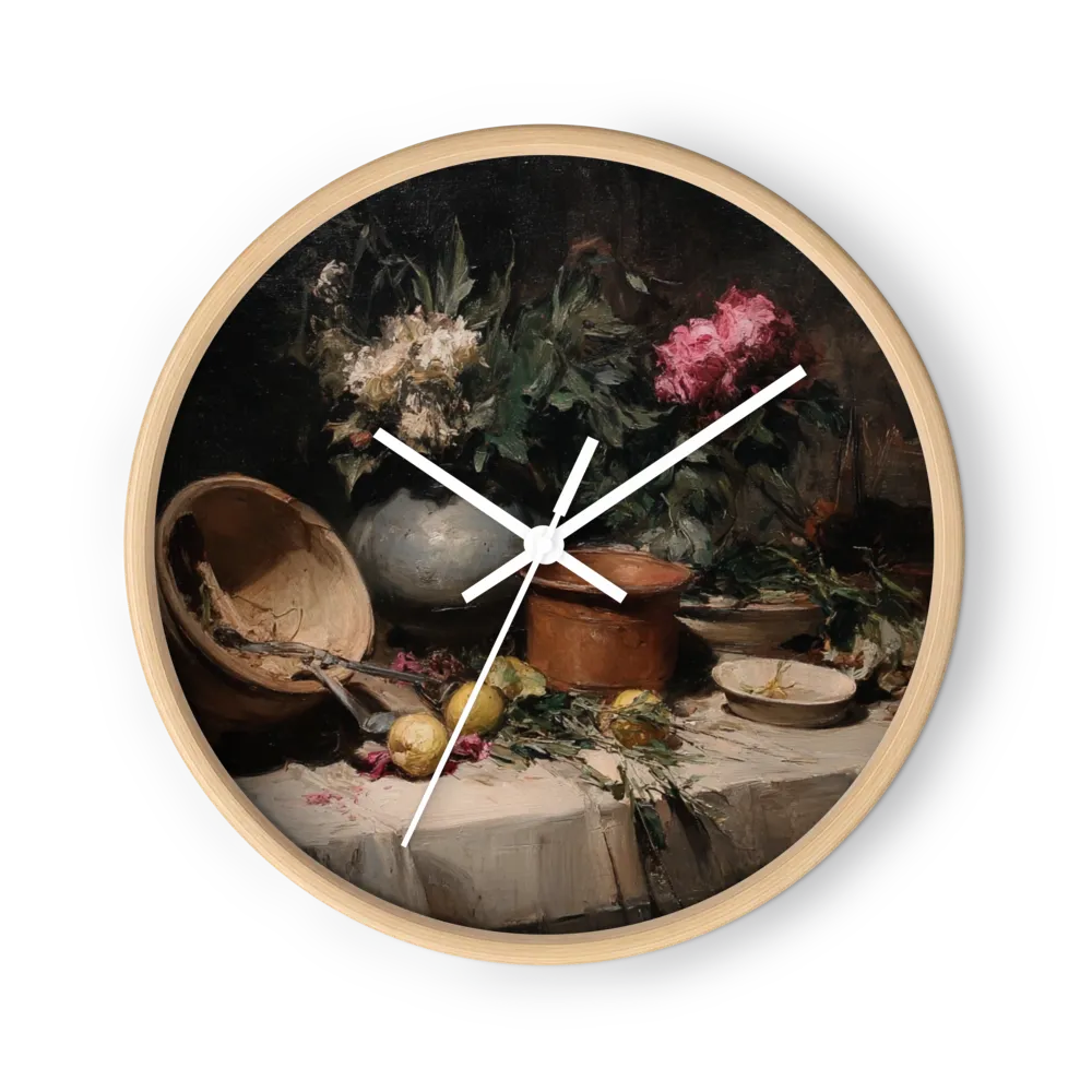 Candlelit Harvest Scenes Telling Time — Larder Shelf Still Lifes