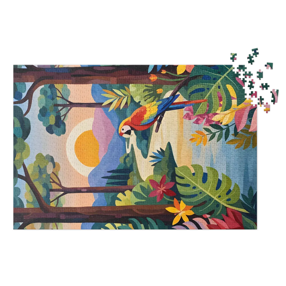 Enchanted Jungle Sunset
