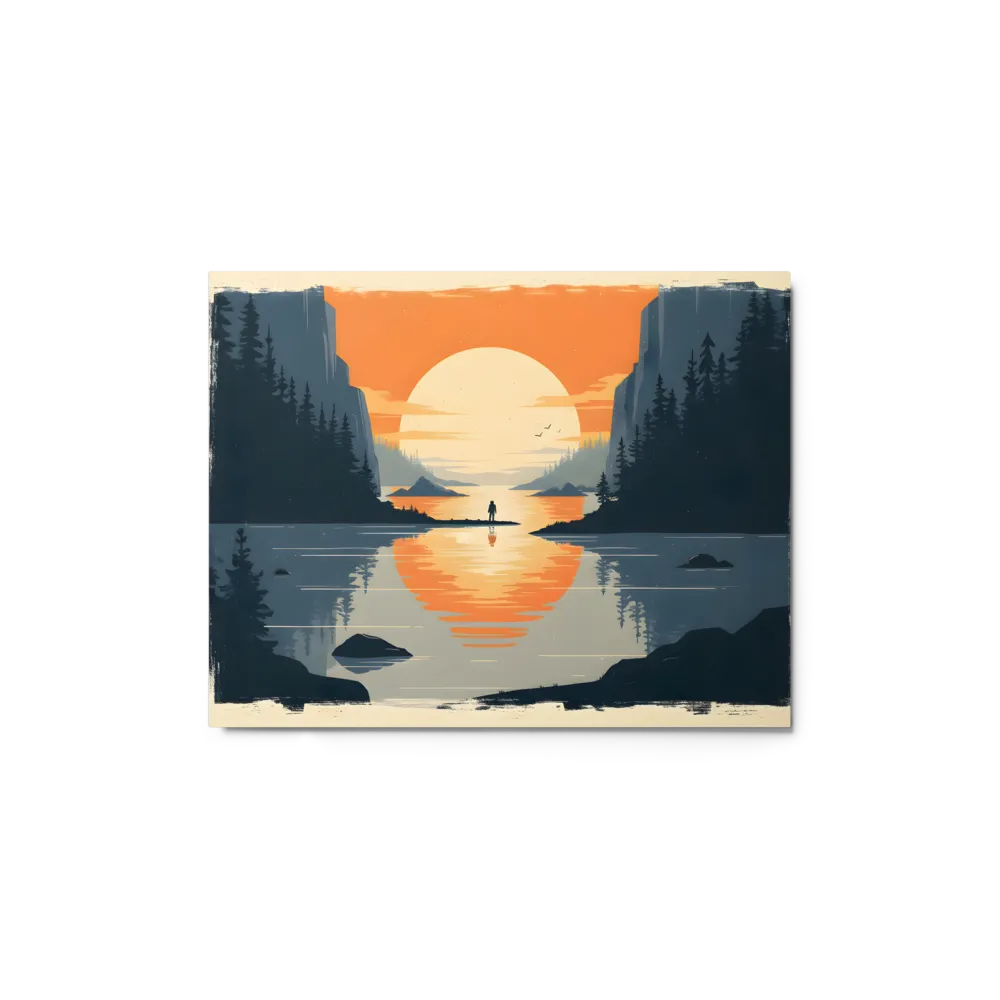 Tranquil Sunset Reflection