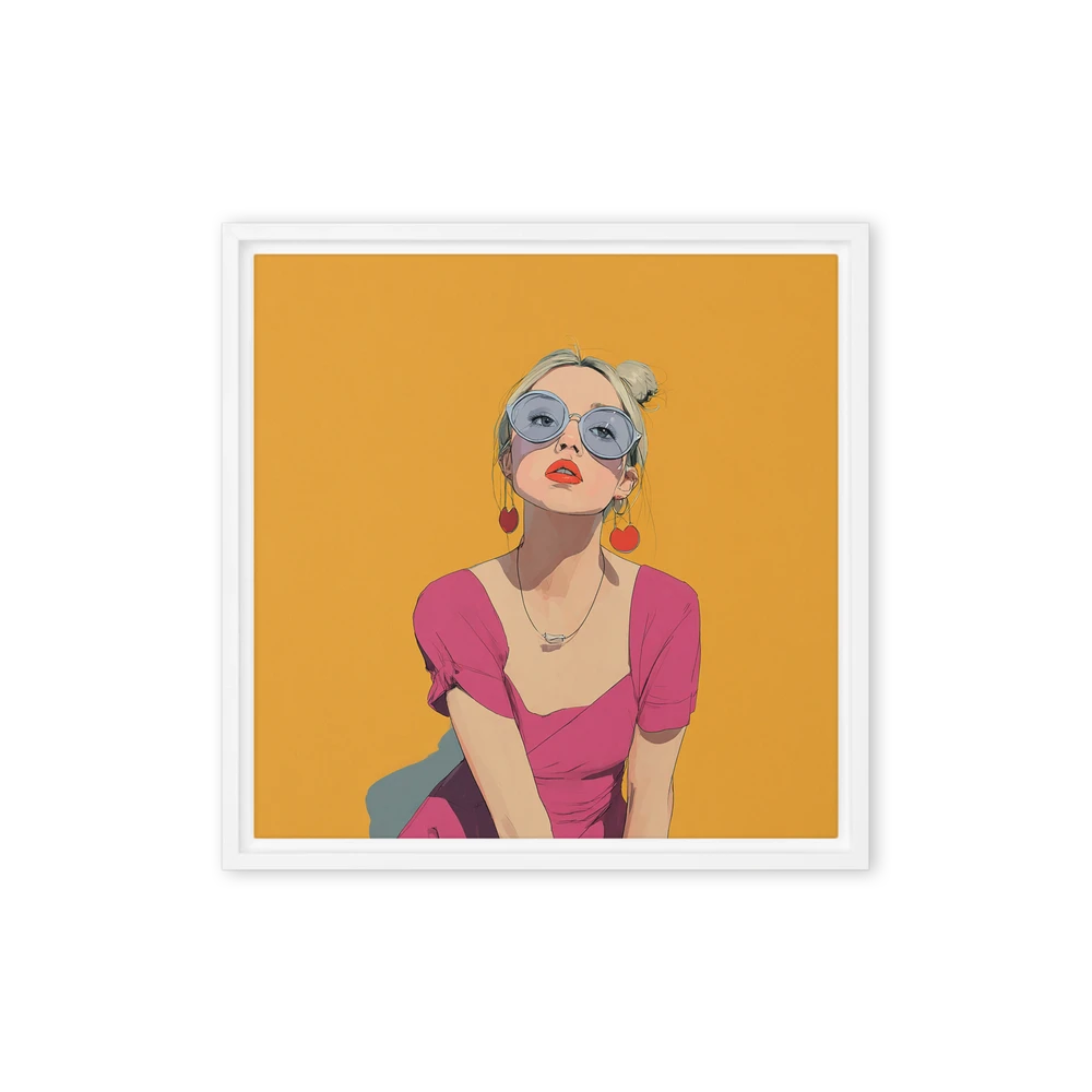 Sunny Pop Portrait | Art Print