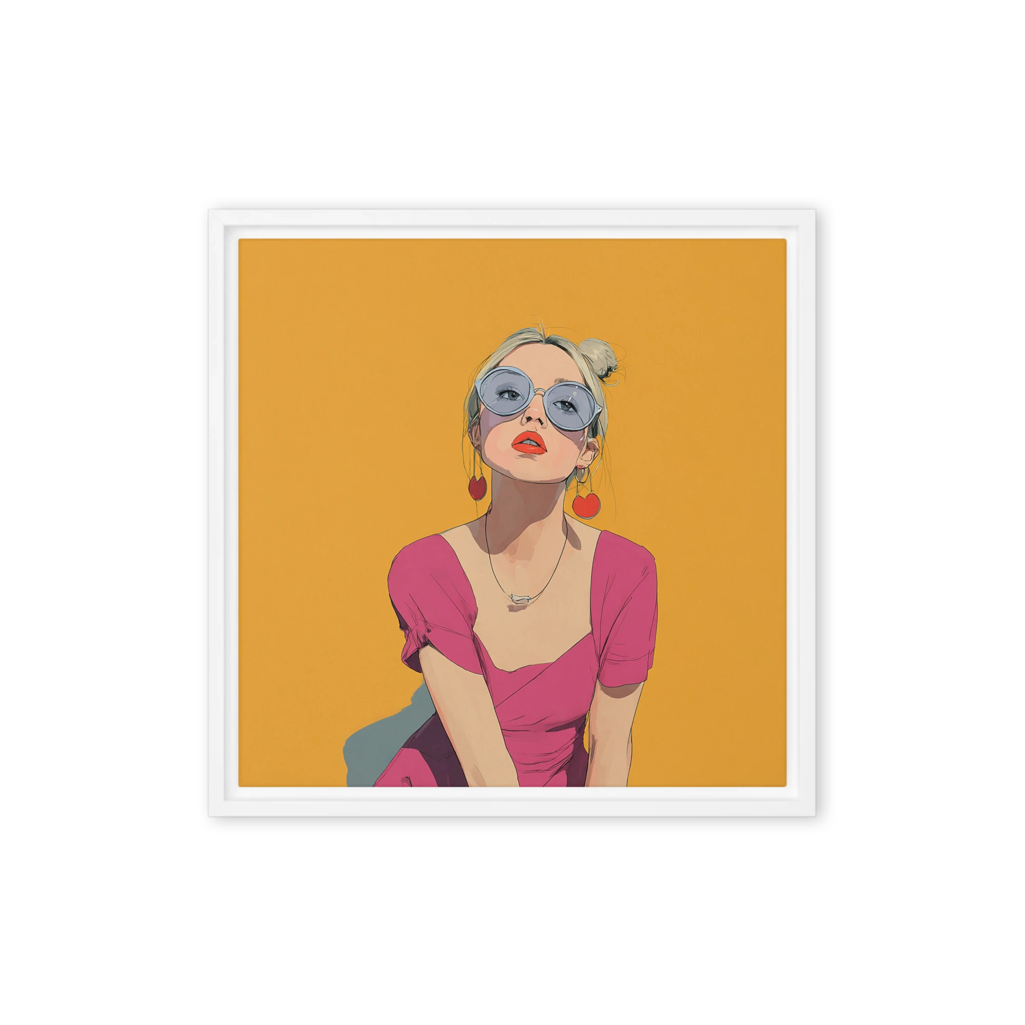 Sunny Pop Portrait | Art Print
