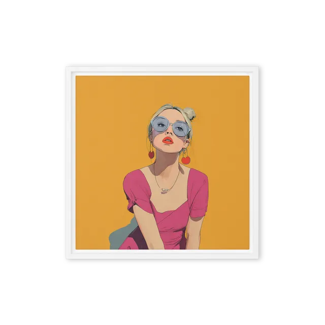 Sunny Pop Portrait | Art Print