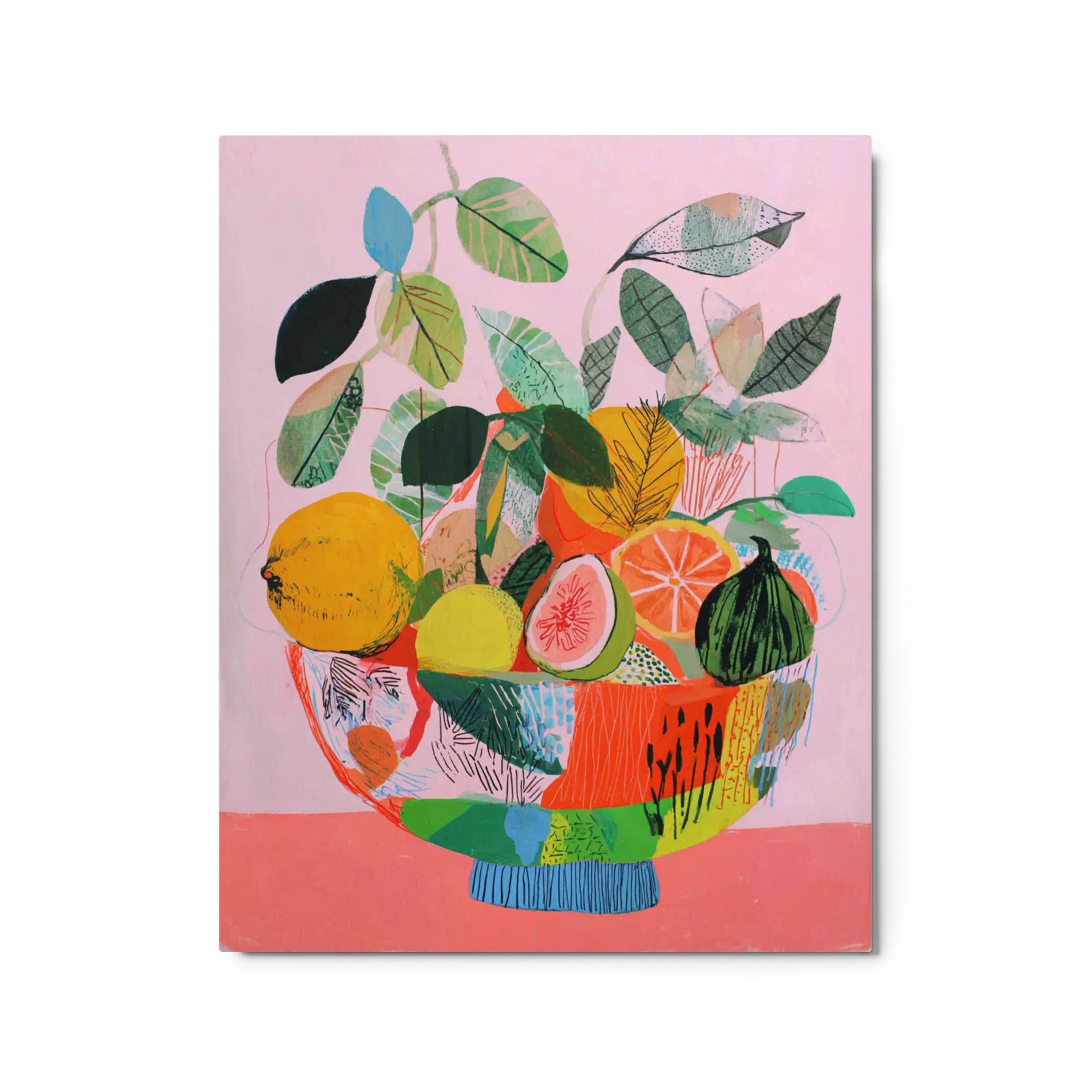 Citrus and Fig Still Life
