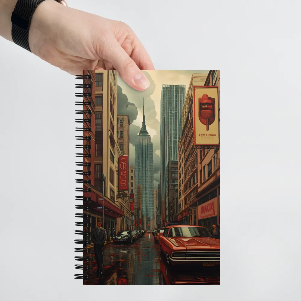 City Reflections in Rain 
 Spiral Notebook | 140 pages