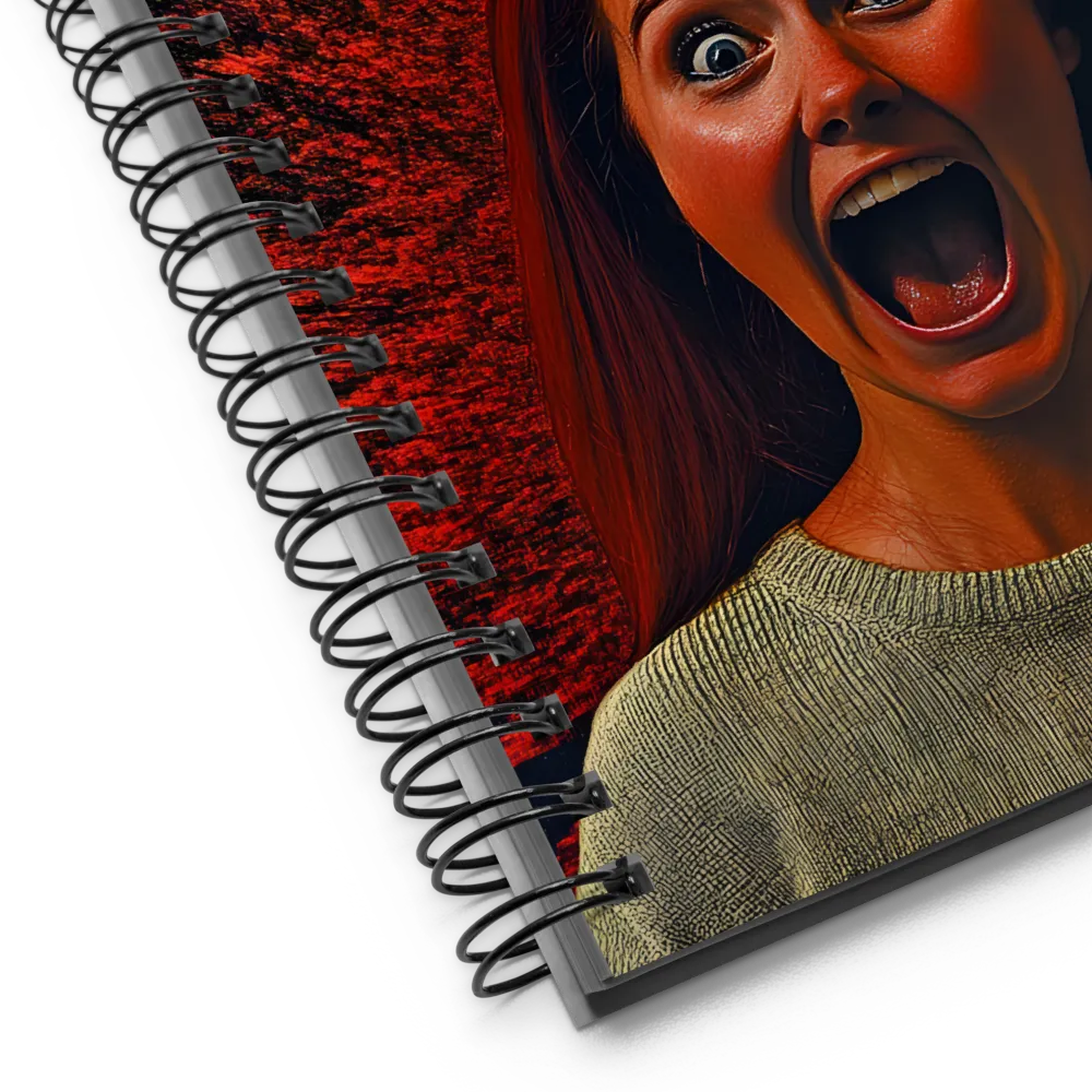 The Red Scream 
 Spiral Notebook | 140 pages