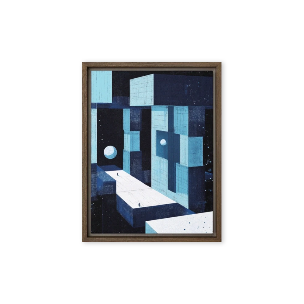 Voyage Through Blue Cubes