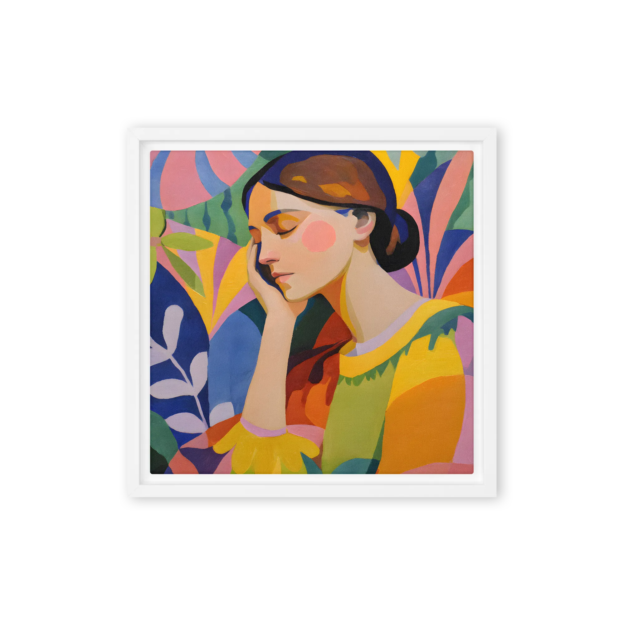 Serene Repose 
 Canvas | 8″x 8″
