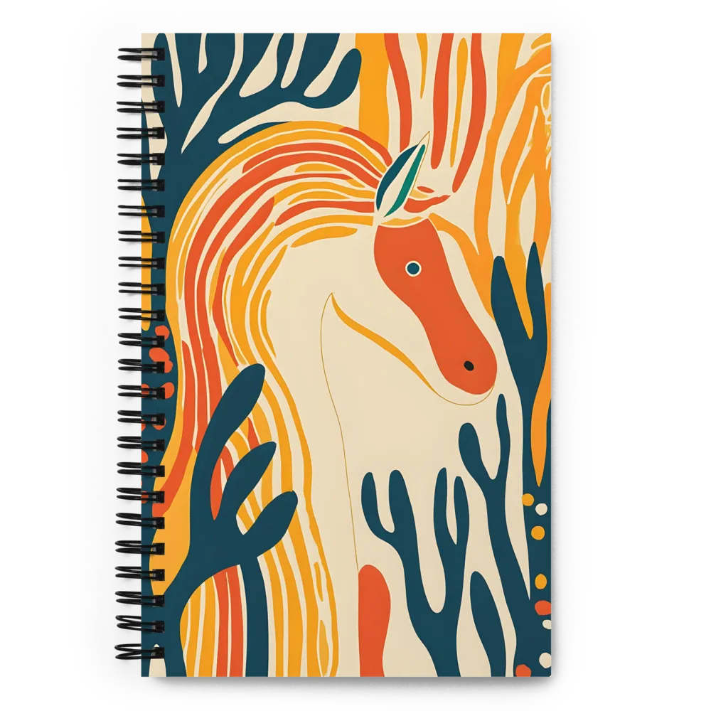 The Abstract Horse 
 Spiral Notebook | 140 pages