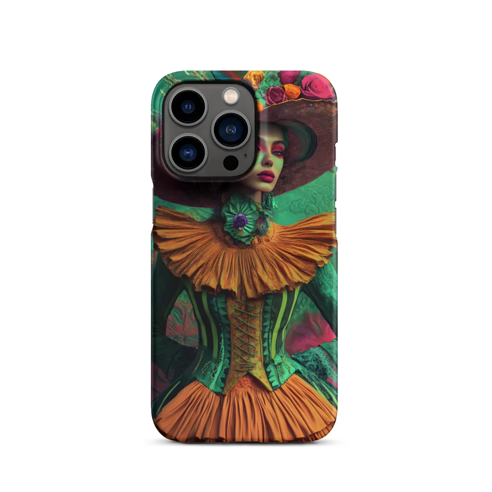 Surreal Woman in Colorful Costume | Phone Case