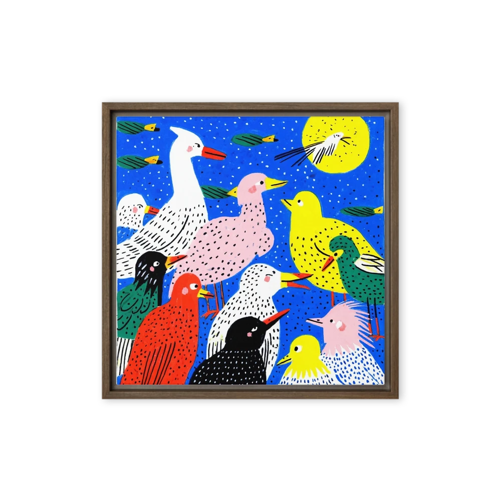 Night Assembly of Birds | Art Print