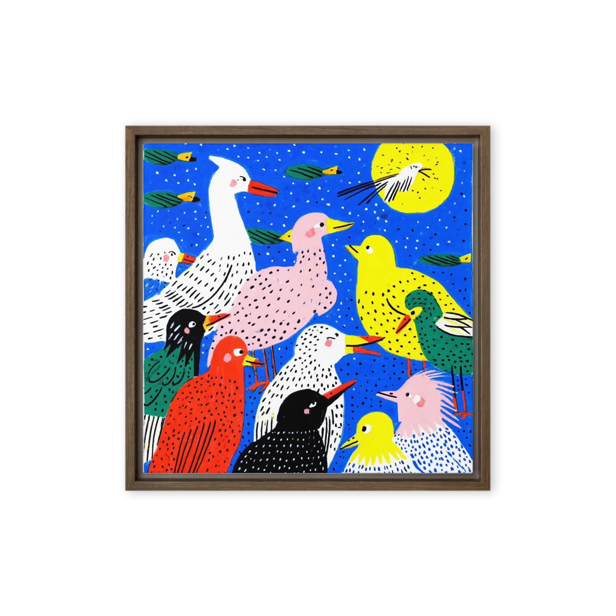 Night Assembly of Birds