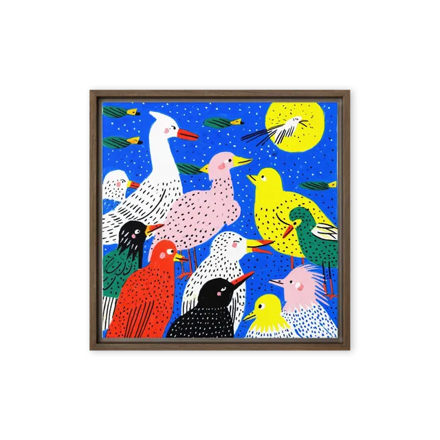 Night Assembly of Birds | Art Print