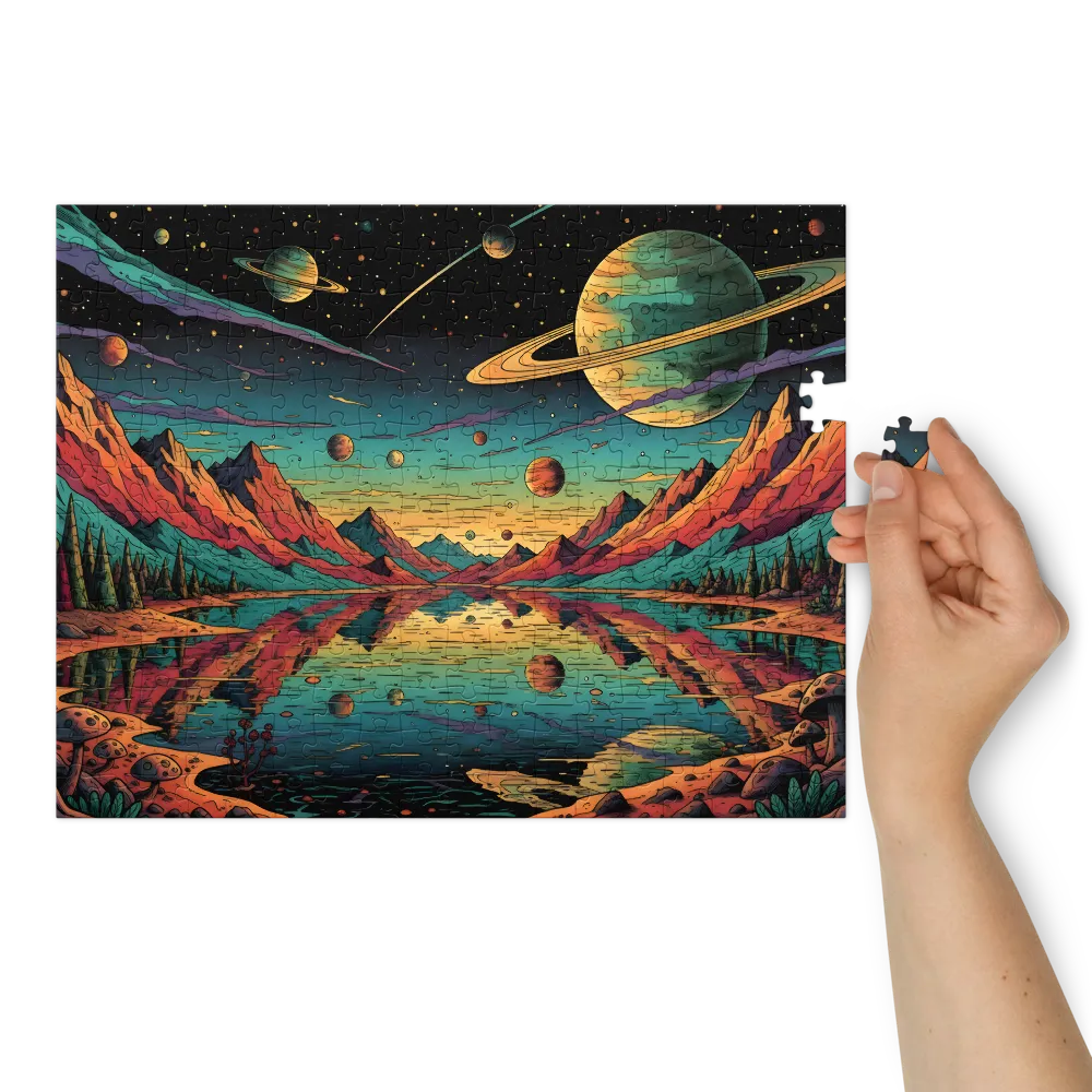 Psychedelic Planetary Vista | Jigsaw Puzzles