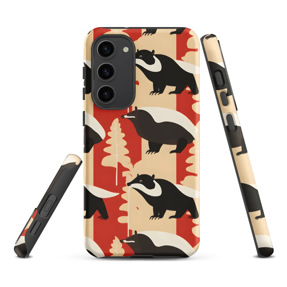 Badger Pattern Design | Phone Case