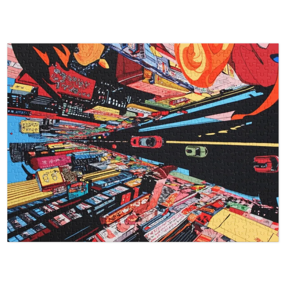 Tokyo Vertigo 
 Jigsaw Puzzle in Tin Box