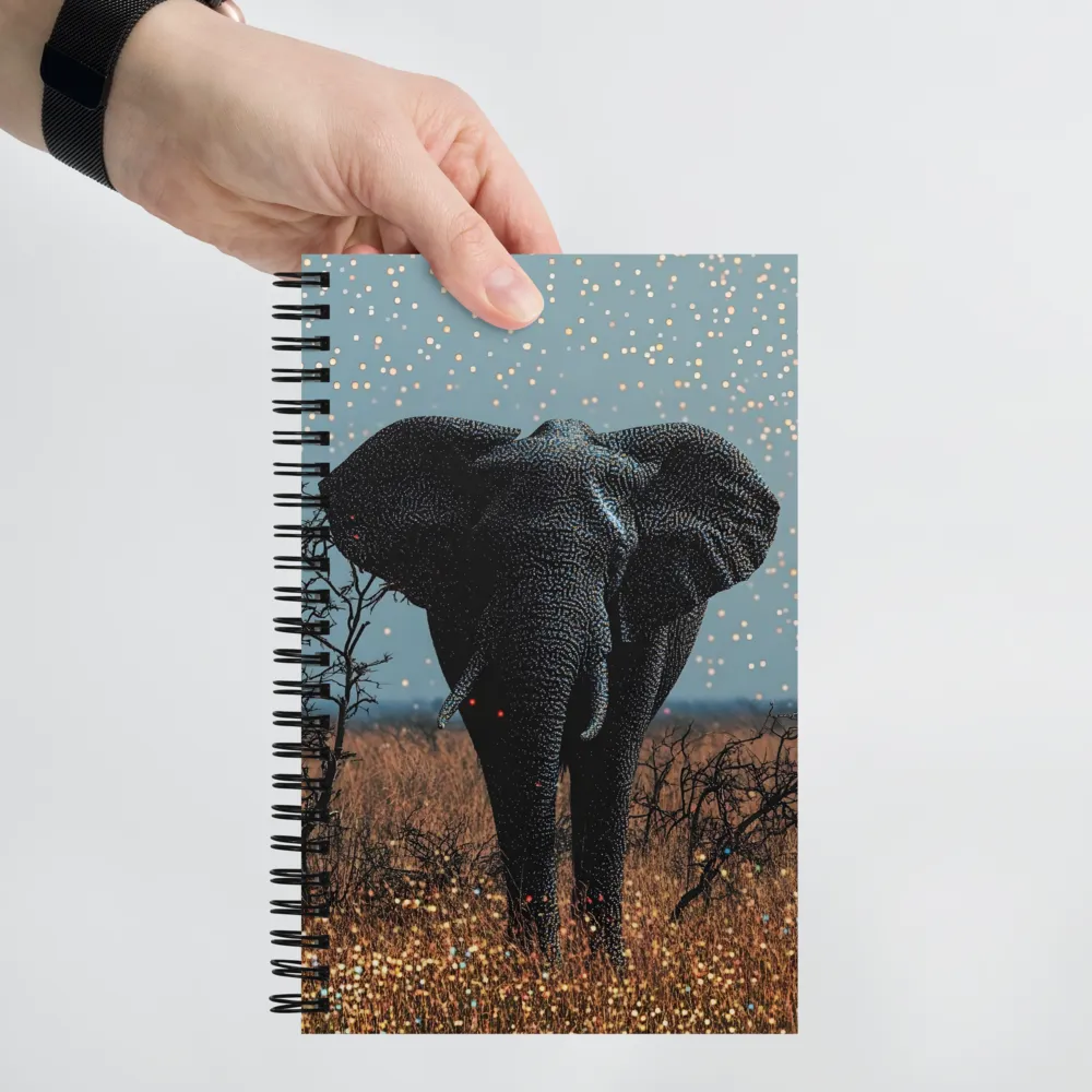 Elephant of Stardust 
 Spiral Notebook | 140 pages