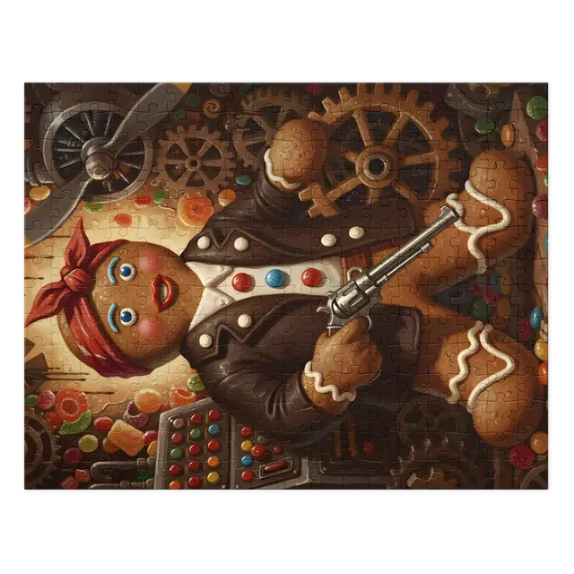 Gingerbread Gunslinger | Jigsaw Puzzles