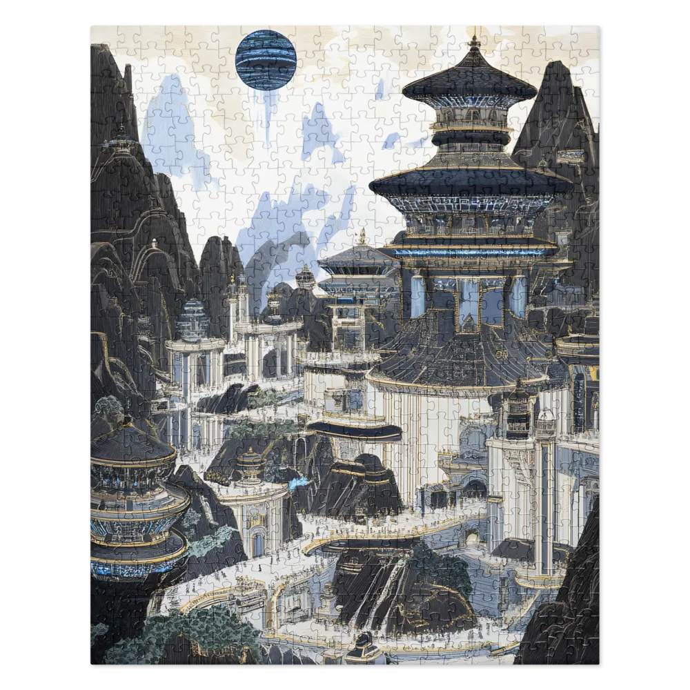 Celestial Cityscape 
 Jigsaw Puzzle