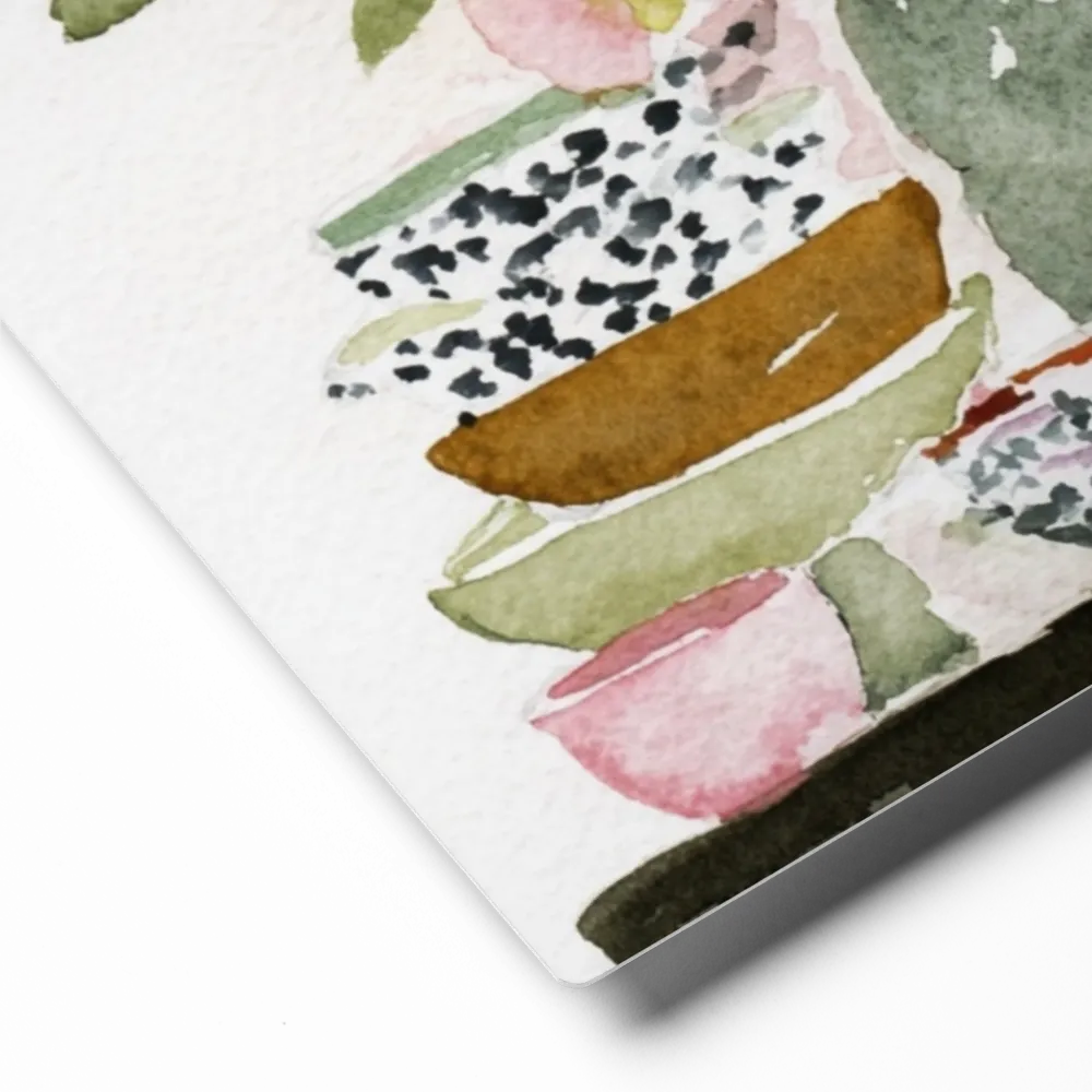 Pink Petals and Ceramics | Art Print