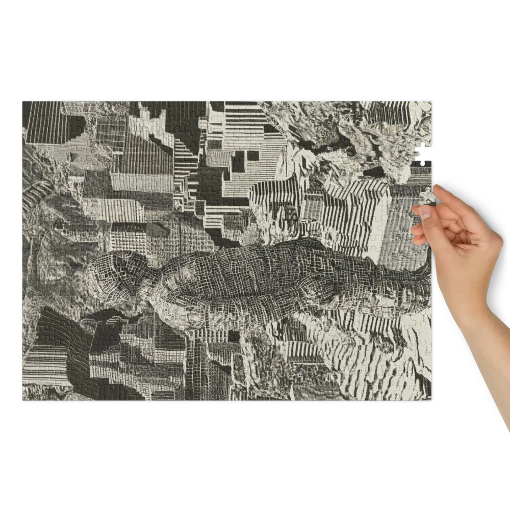 O Guardião Quadriculado 
 Puzzle em caixa de metal