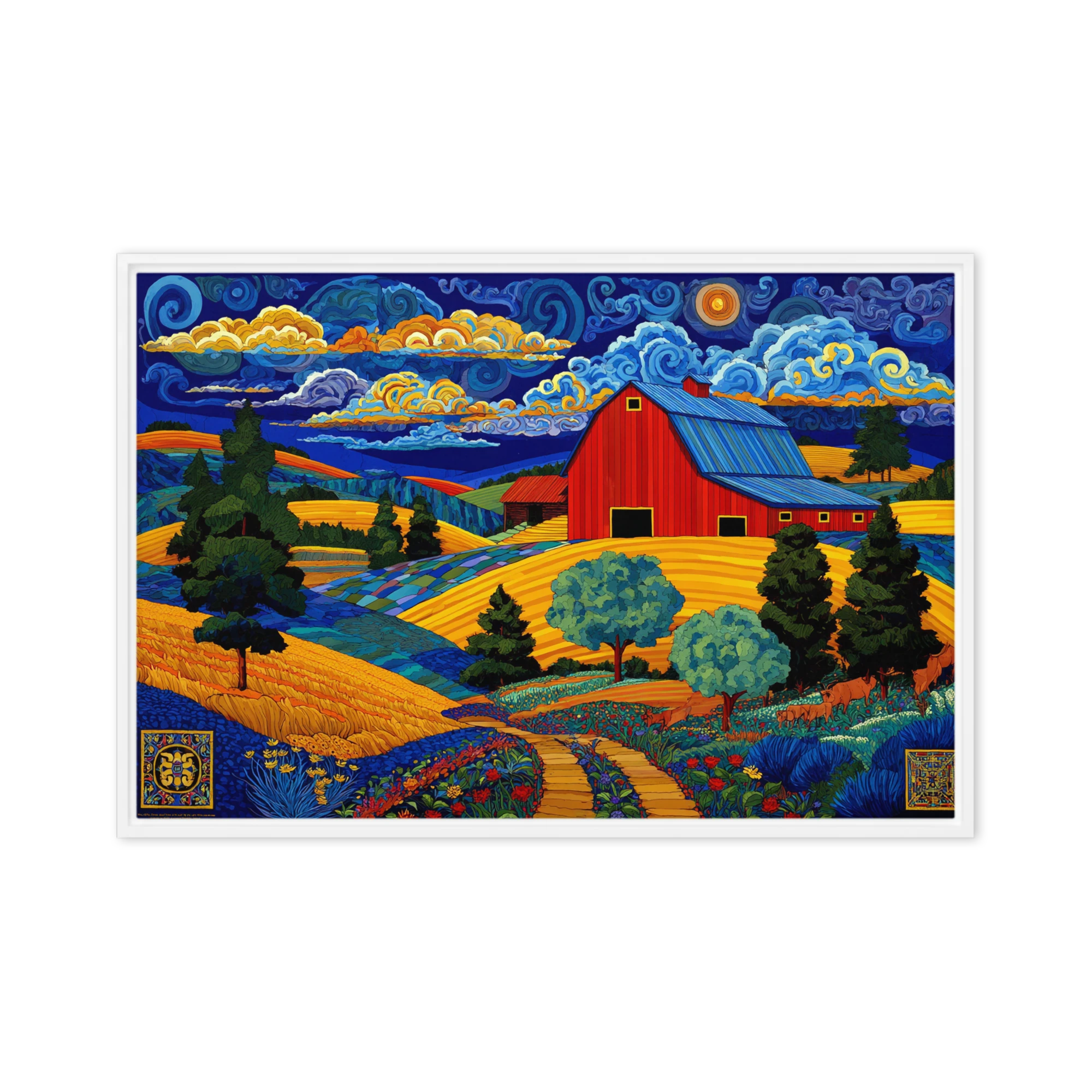 Starry Night Barn