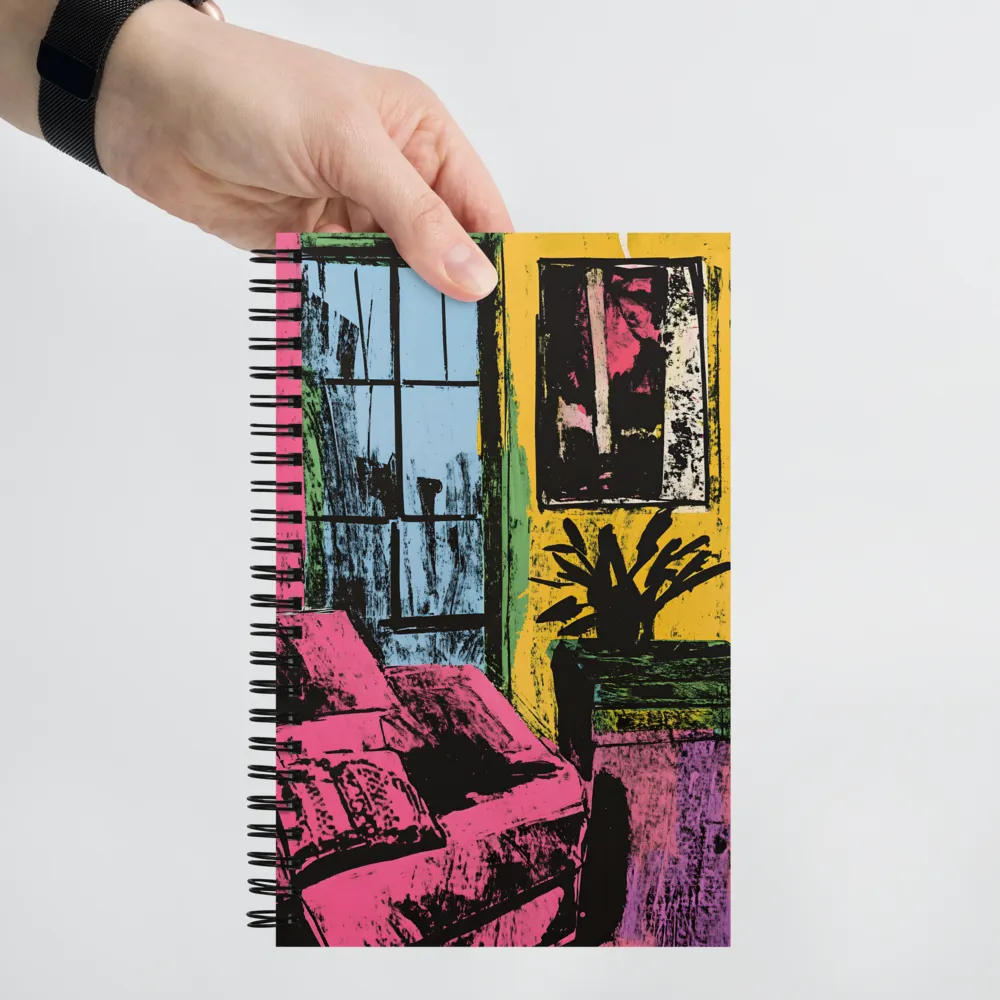 Interior Pop Palette 
 Spiral Notebook | 140 pages