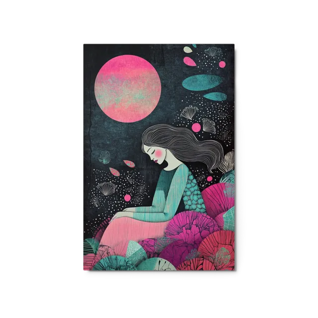 Lunar Bloom Reverie | Art Print