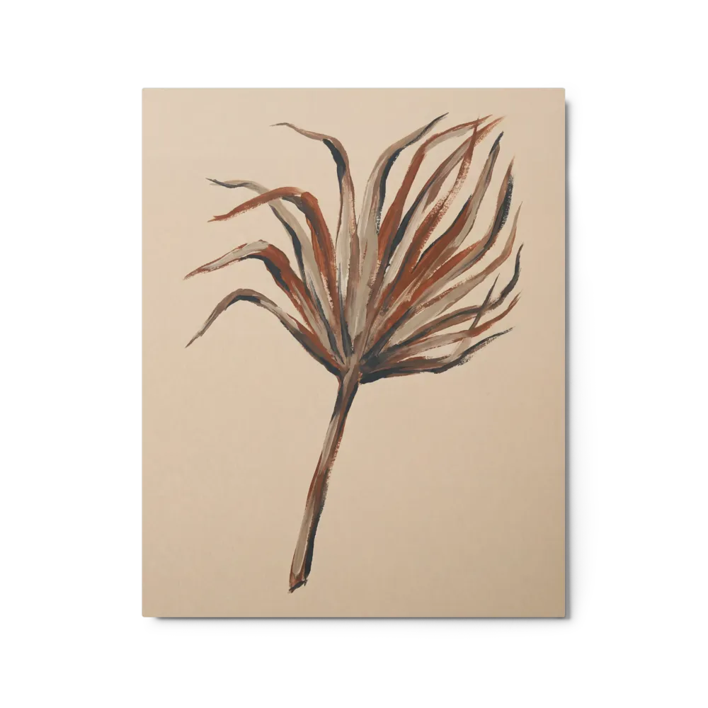 Botanical Palm Leaf Painting