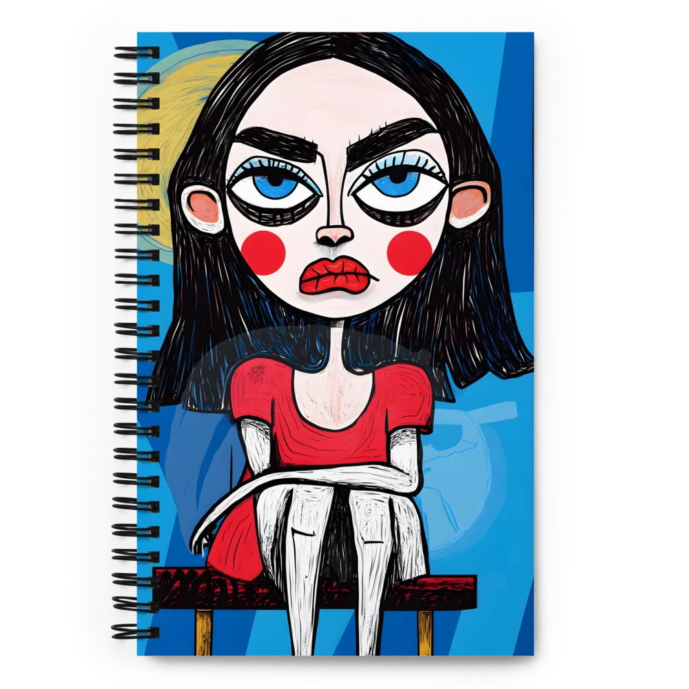 The Pondering Gaze 
 Spiral Notebook | 140 pages