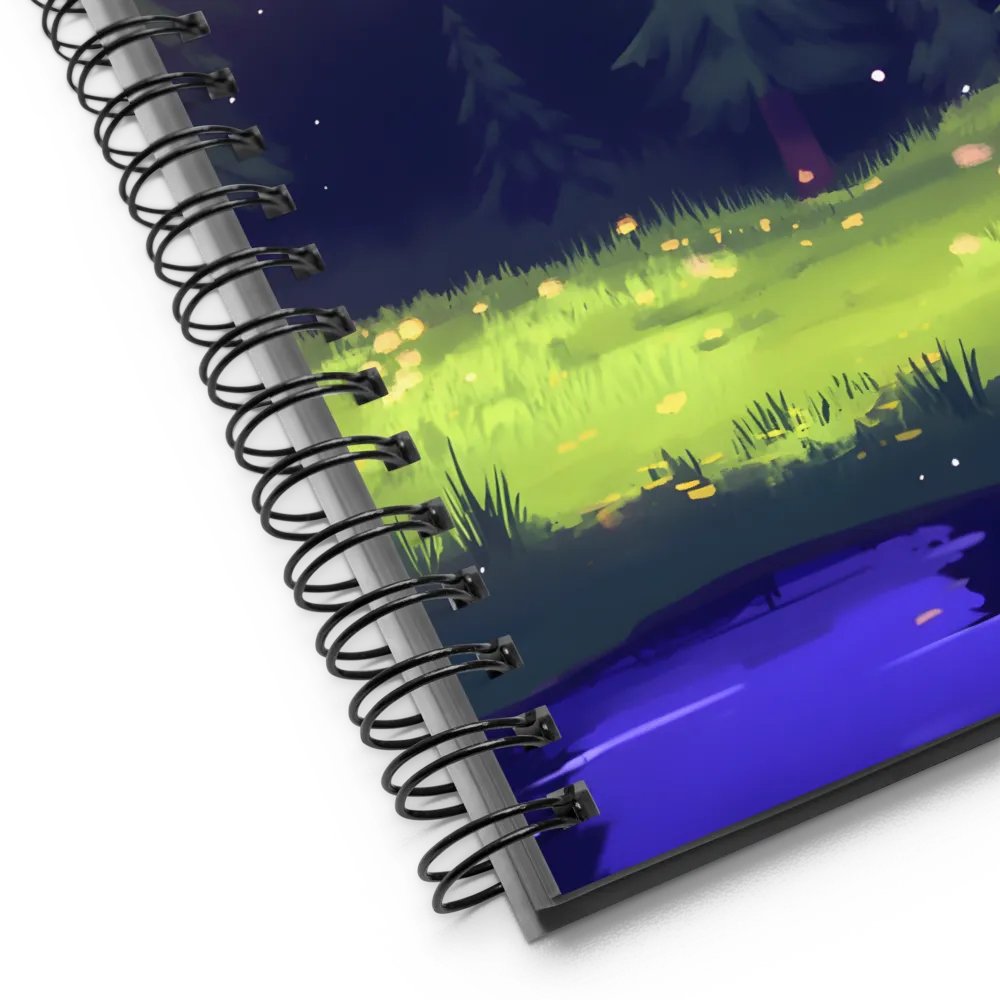 Enchanted Purple Forest 
 Spiral Notebook | 140 pages