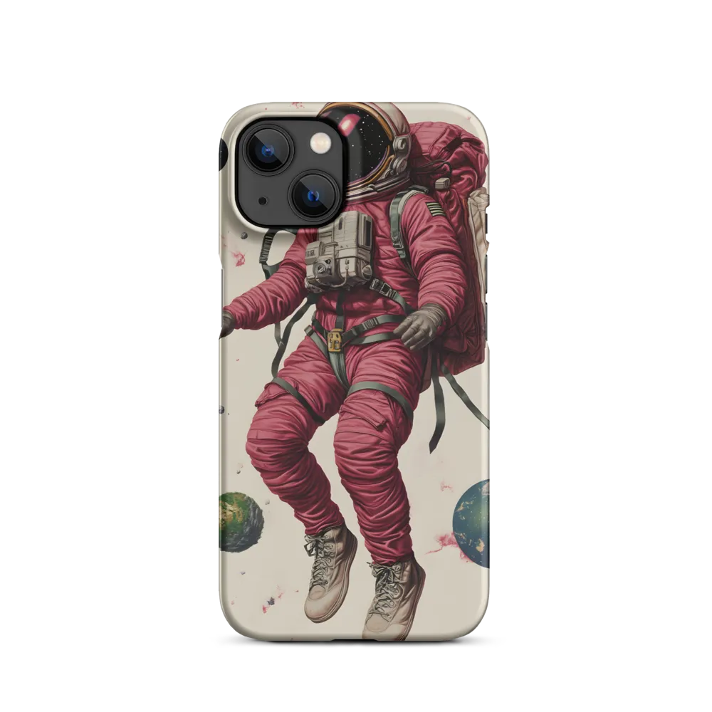 Astronaut in Pink Space Suit | Phone Case