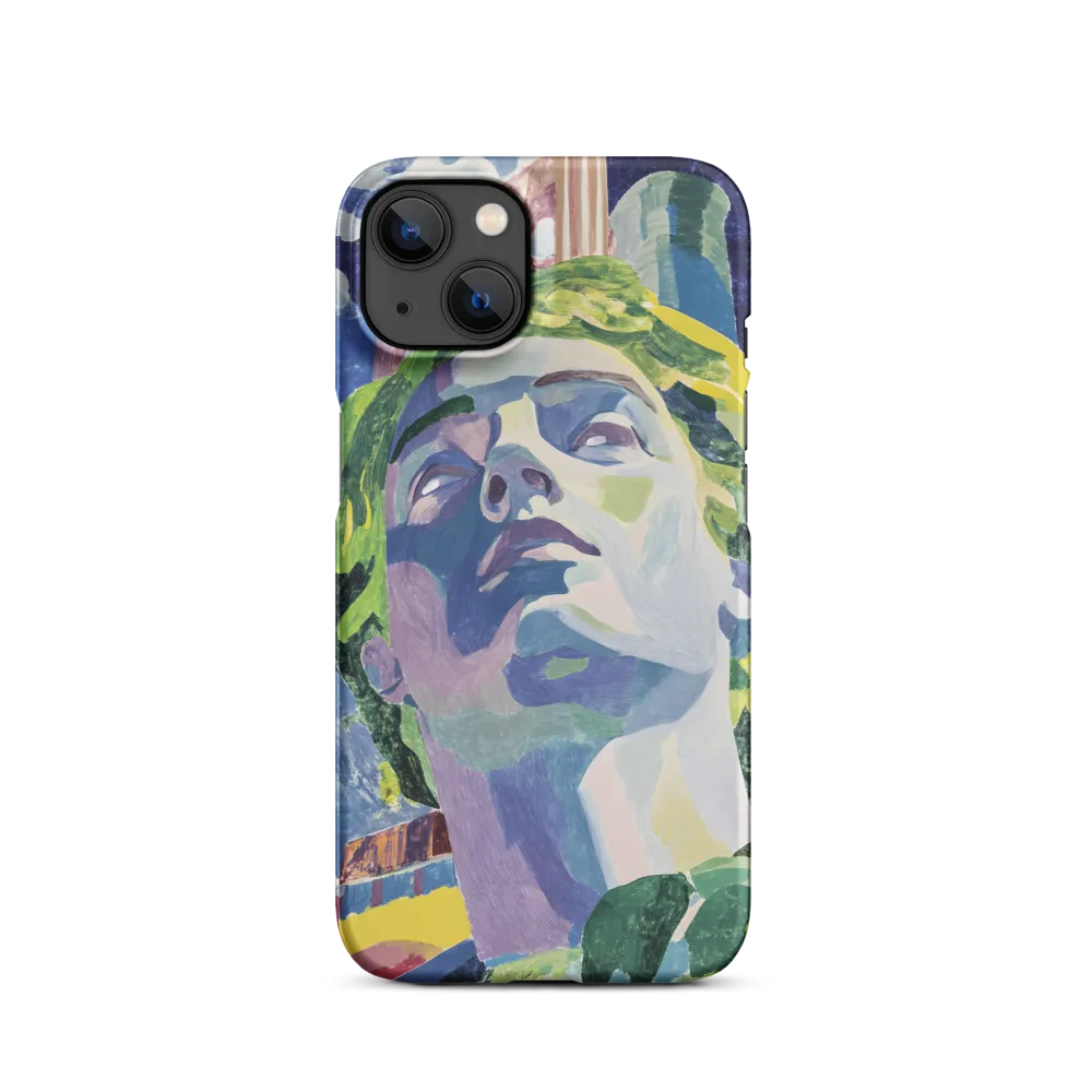 Modern Sculpture with Landscape | Phone Case