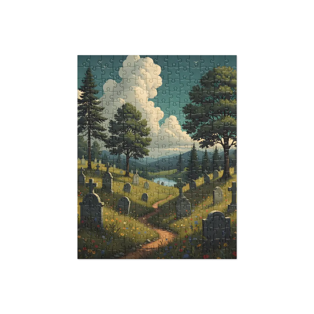 Meadow of Remembrance 
 Jigsaw Puzzle in Tin Box