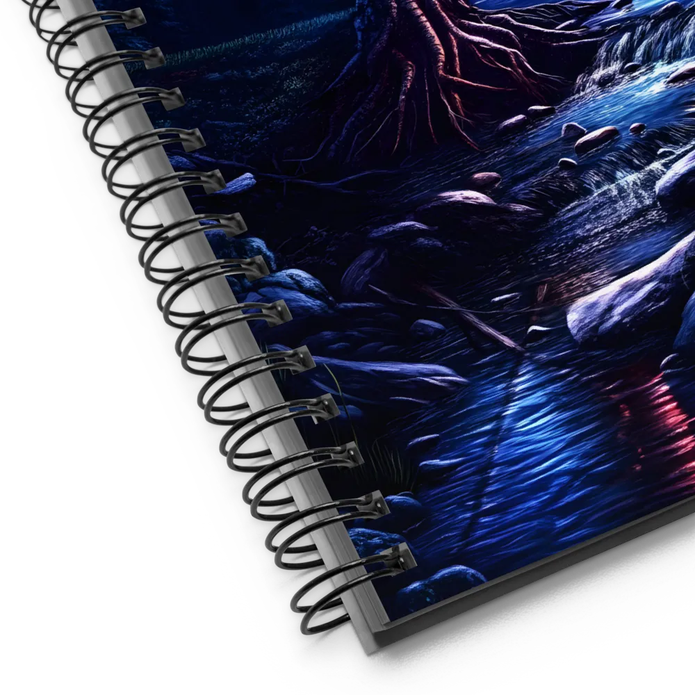 Moonlight River Birch 
 Spiral Notebook | 140 pages