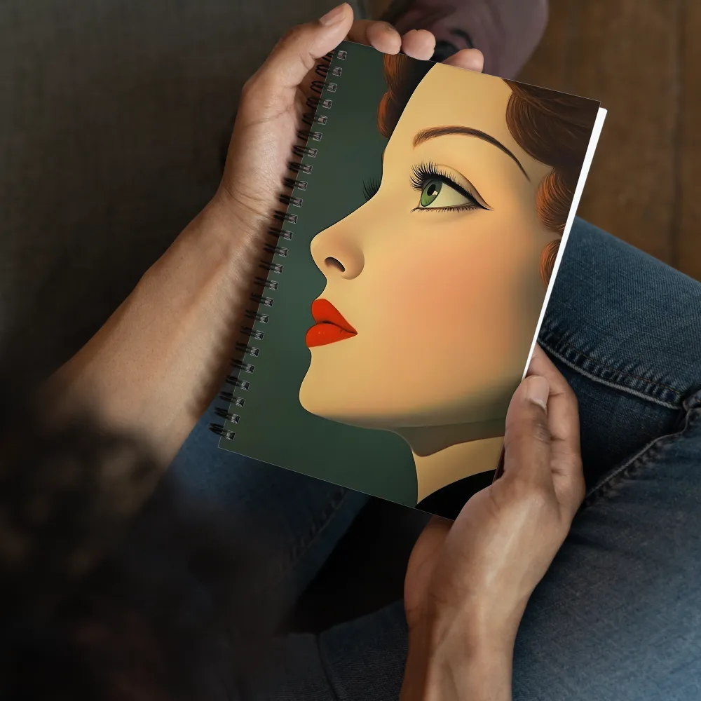 Pop Art Profile 
 Spiral Notebook | 140 pages
