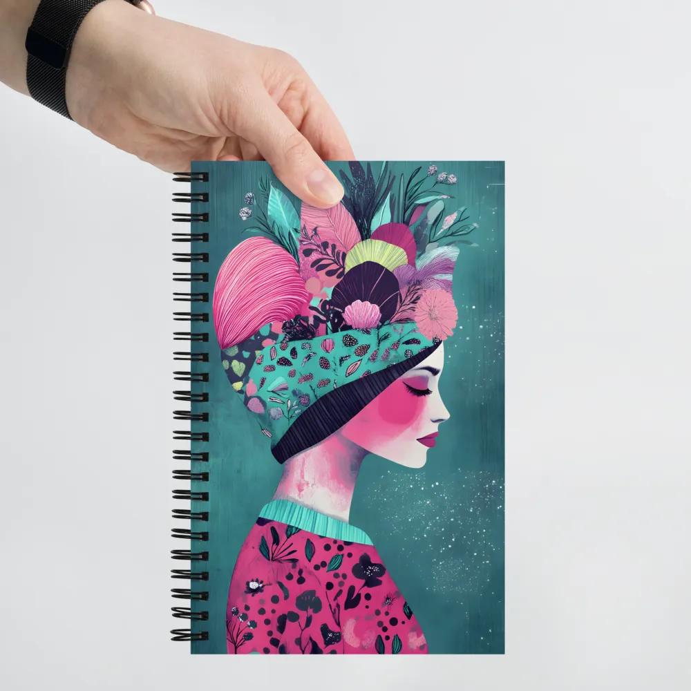 Tropical Bloom Profile 
 Spiral Notebook | 140 pages