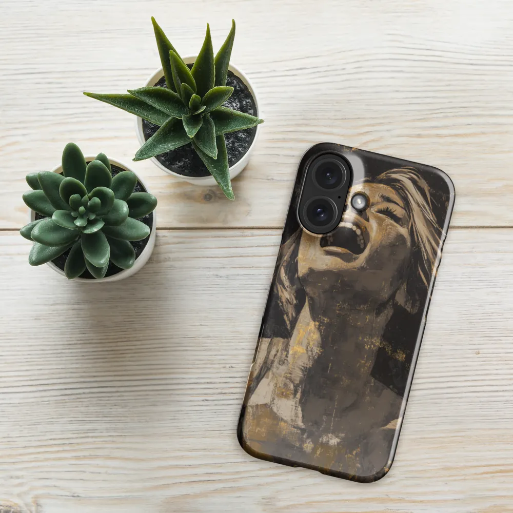 Golden Scream 
 iPhone 14 Plus | Tough Case