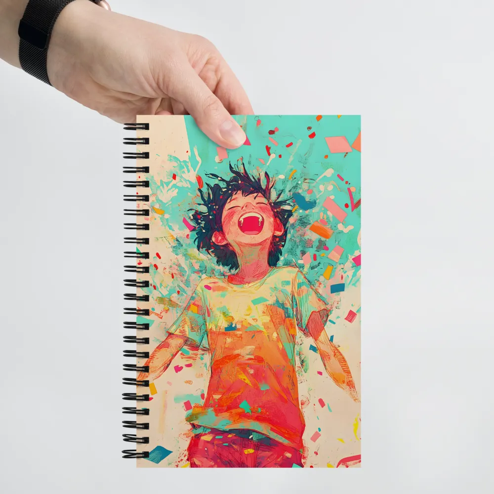 Exuberant Confetti Burst 
 Spiral Notebook | 140 pages