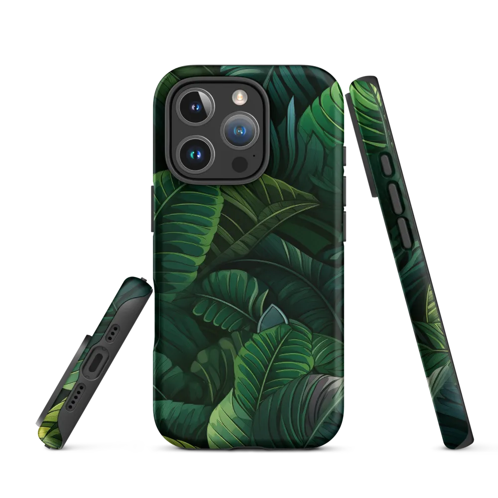 Tropical Foliage Digital Art | Phone Case