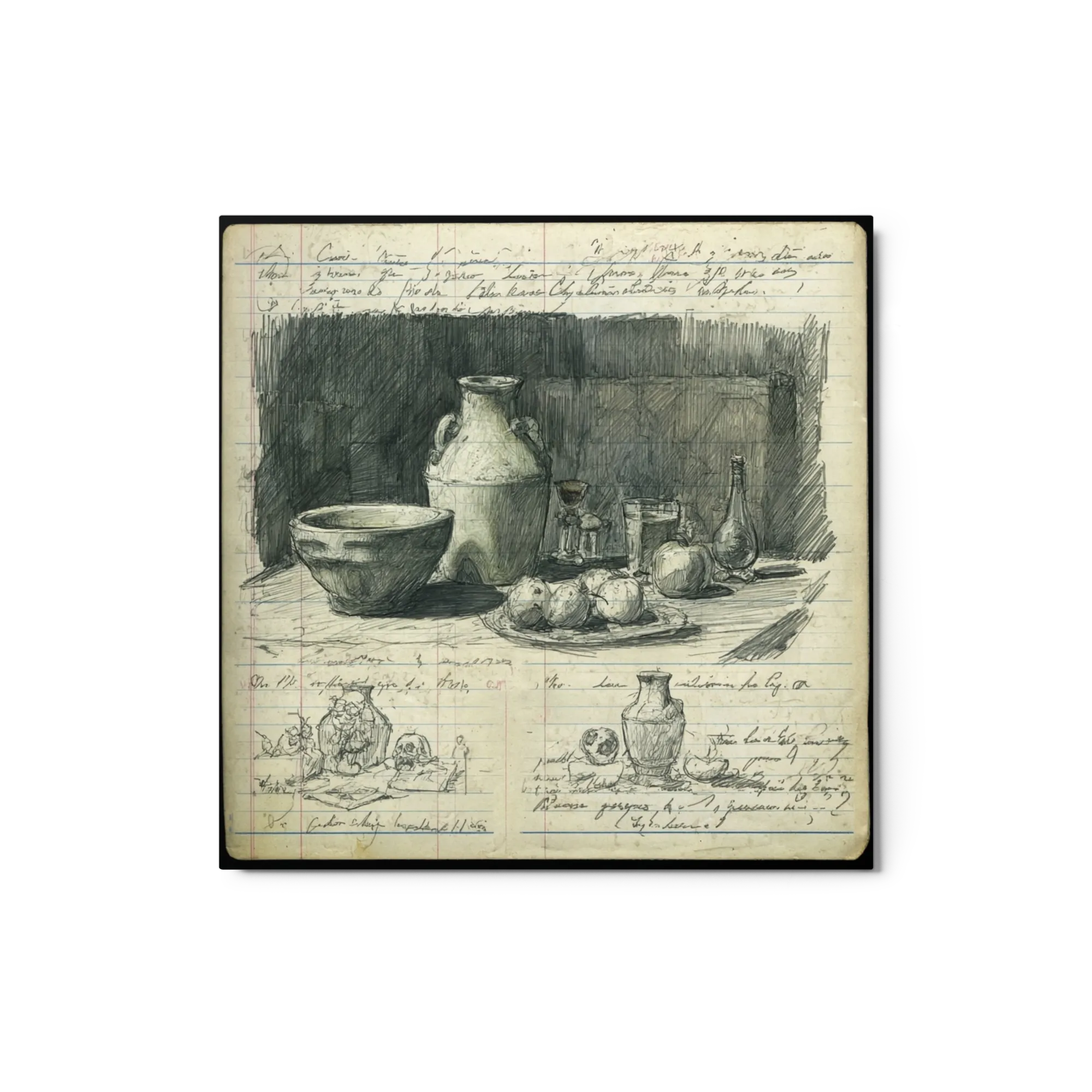 The Artist's Notebook Still Life