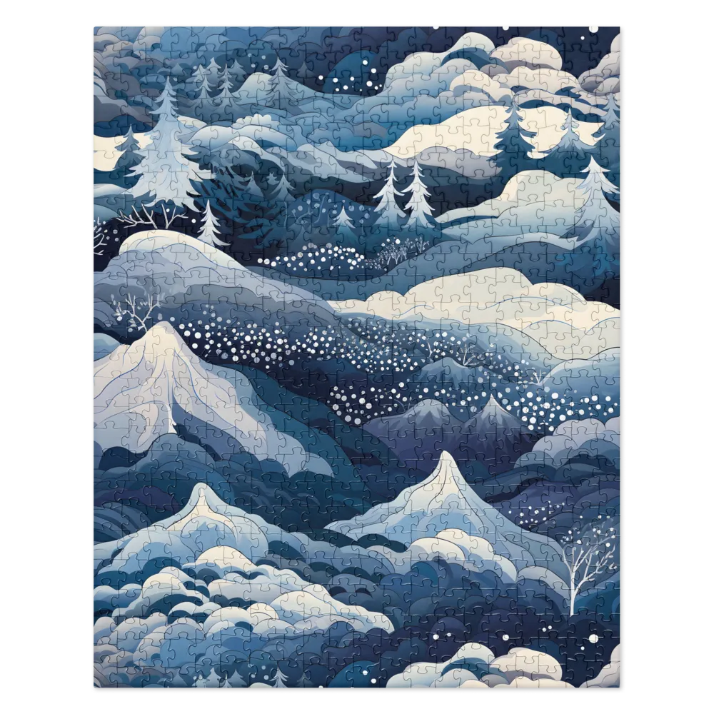 Winter Mountainscape 
 Jigsaw Puzzle