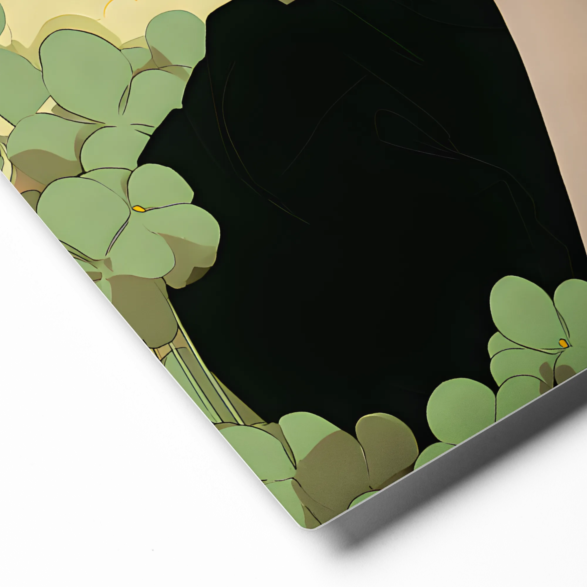 Clover Gaze 
 Canvas | 12″x 12″