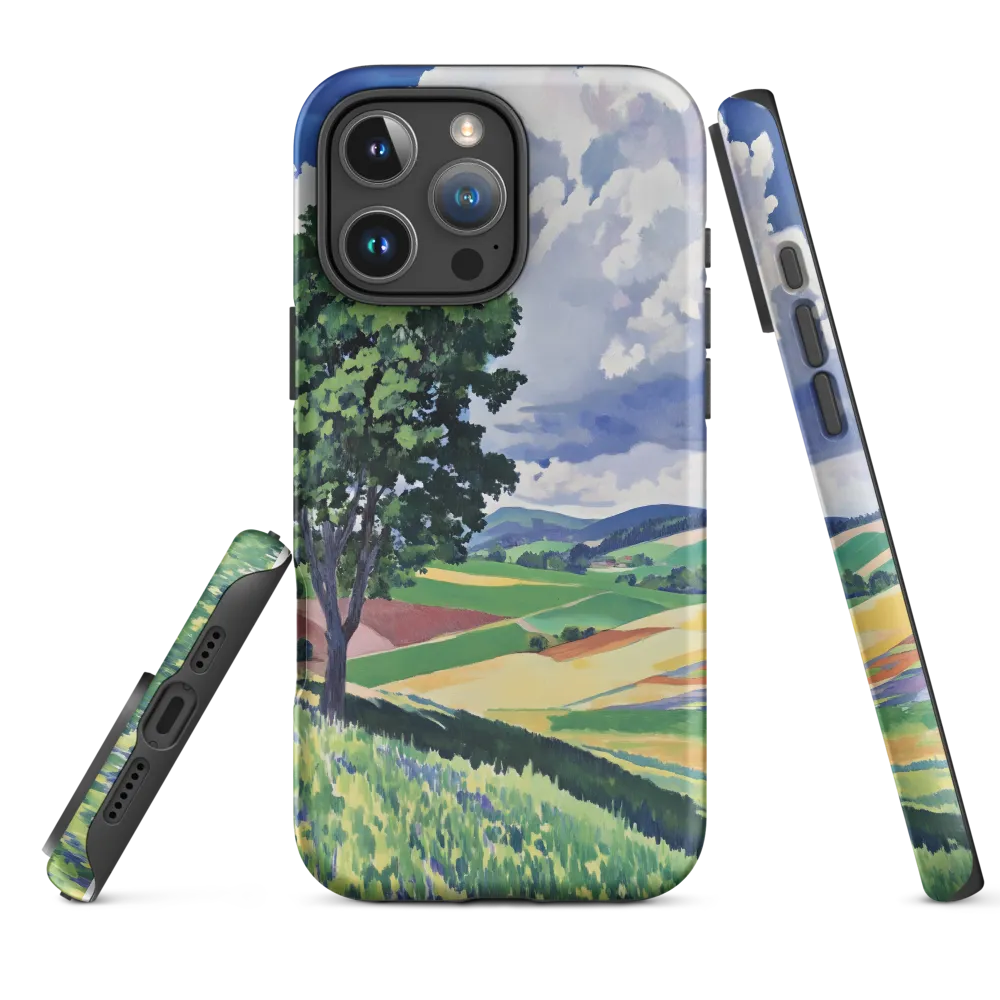 Vibrant Landscape with Tree