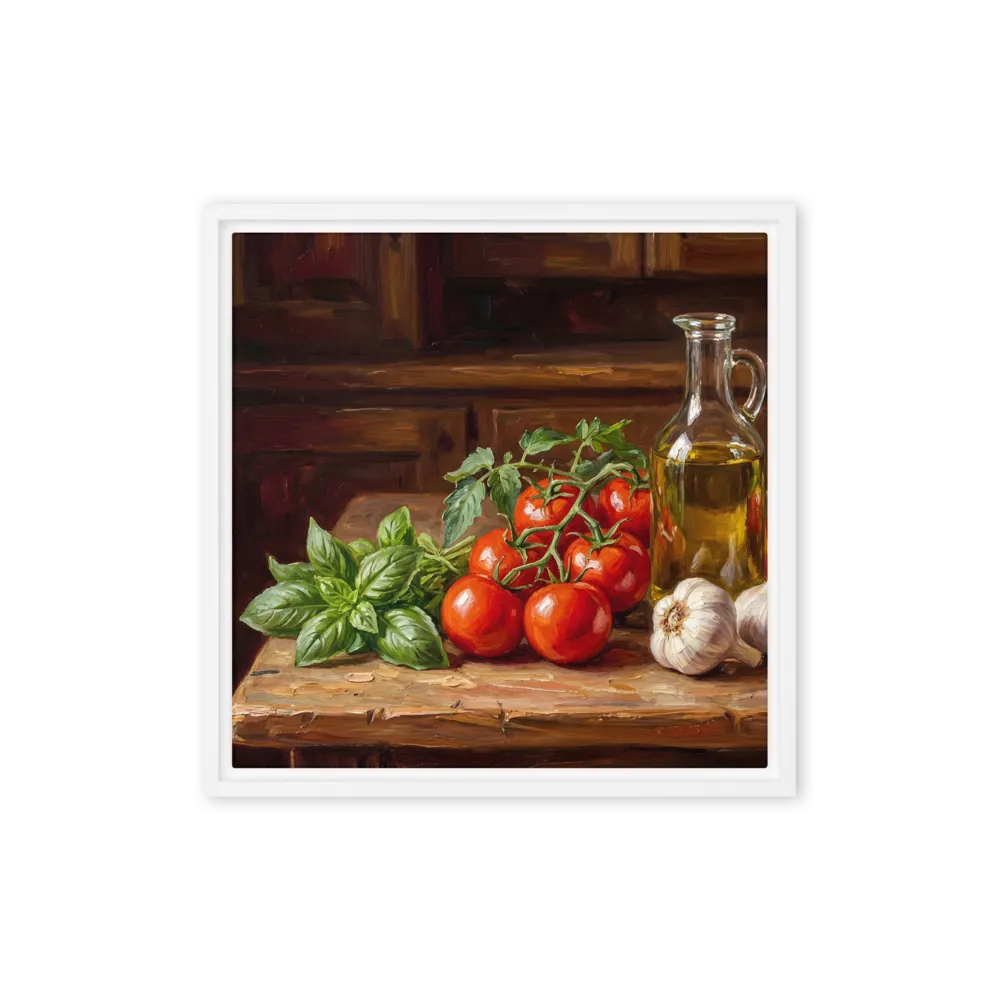 Mediterranean Harvest 
 Canvas with Black Frame