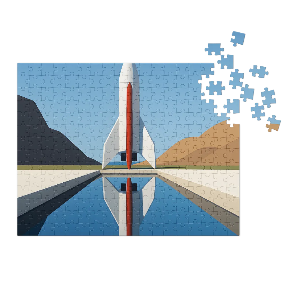 Serene Rocket Reflection | Jigsaw Puzzles