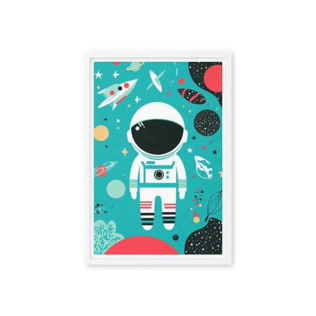 Little Astronaut's Space Adventure | Art Print