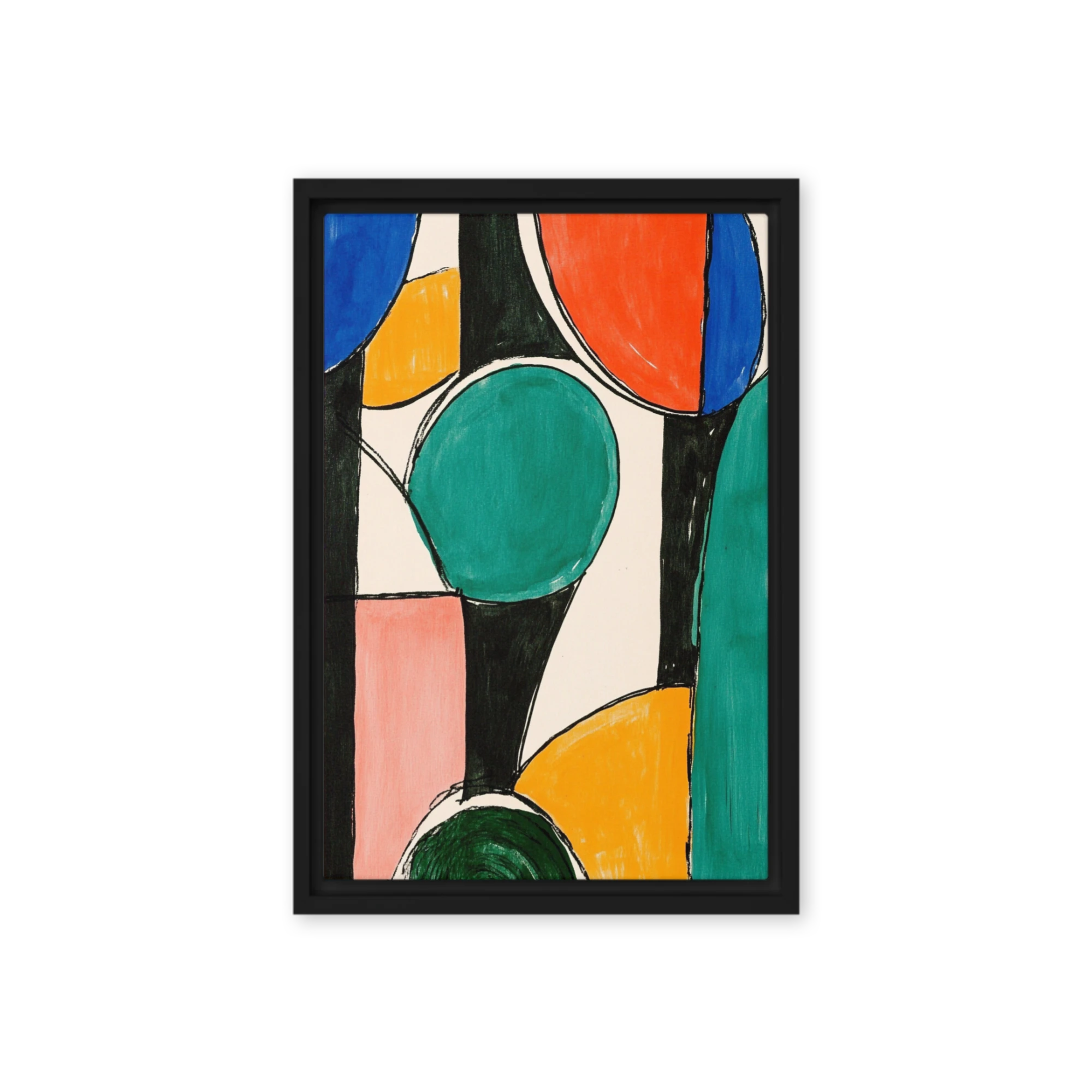 Organic Color Blocks | Art Print
