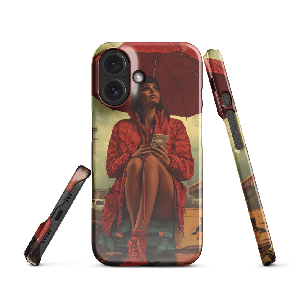 The Waiting Traveler 
 iPhone 17 Pro Max | MagSafe® Tough Case