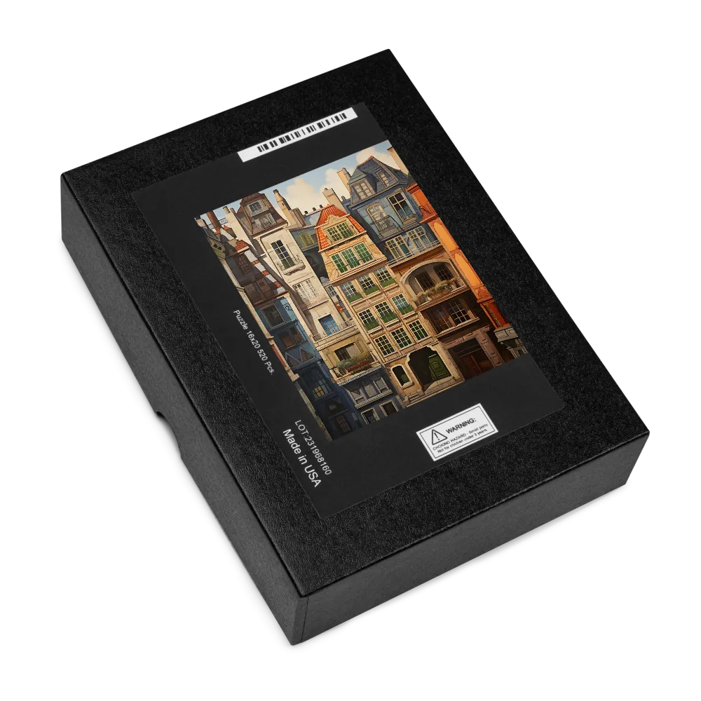 European Cityscape Layers 
 Jigsaw Puzzle