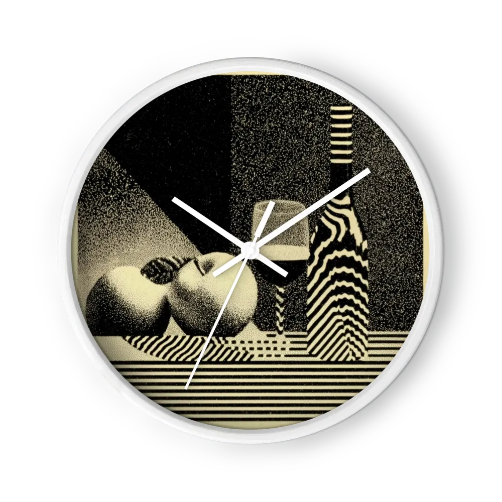 Still Lifes Drawn In Moiré — Still Life In Stripes